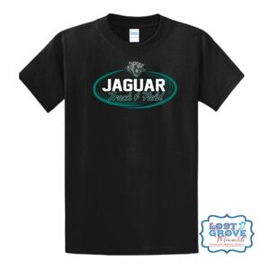 Jaguar Track & Field Black Short Sleeve Tee