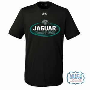 Under Armour Jaguar Track & Field Black Short Sleeve Locker Tee 2.0