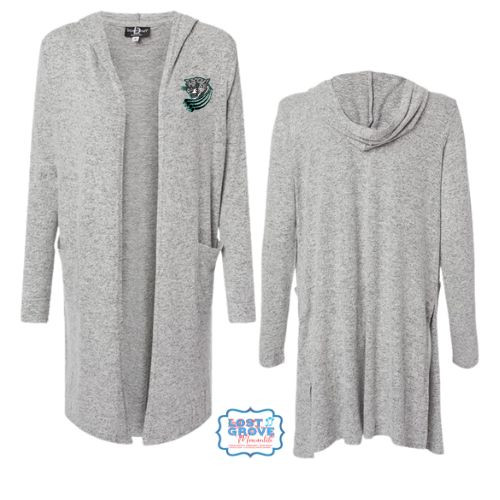 Hooded Cuddle Fleece Cardigan