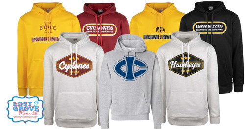 ISU/Iowa/Iowa Central Hoodies