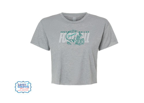 Jaguar Football Short Sleeve Cropped Tee