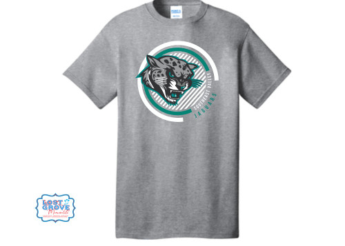 Jaguar Gray Short Sleeve Tee (Adult & Youth)