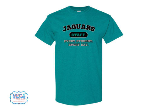 Jaguar Staff Teal Short Sleeve Tee